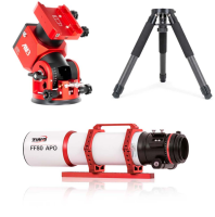 ZWO FF80 APO 80mm Refractor Telescope Bundle With AM3 Mount & TC40